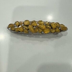 Chic Gold and Silver Hair Barrette